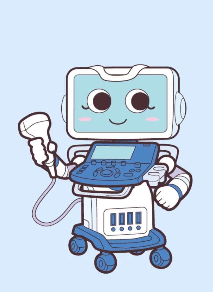 エコー 超音波診断装置（Ultrasound）の画像