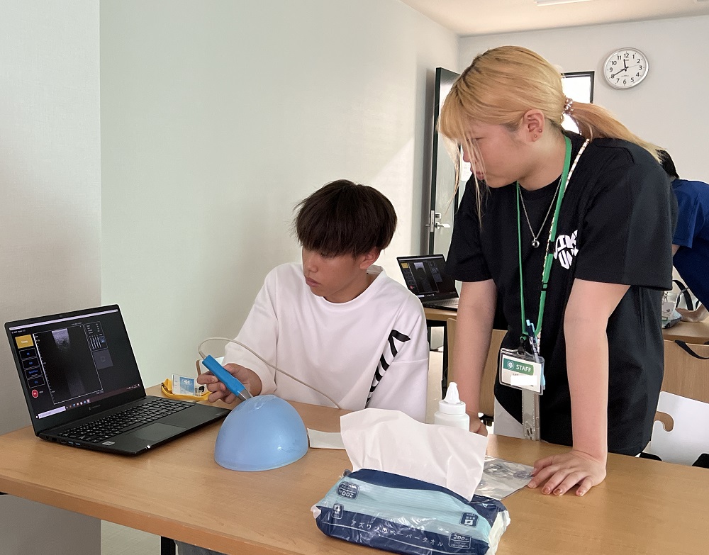 【開催レポート】オープンキャンパスで人工透析装置＆超音波検査を体験！
