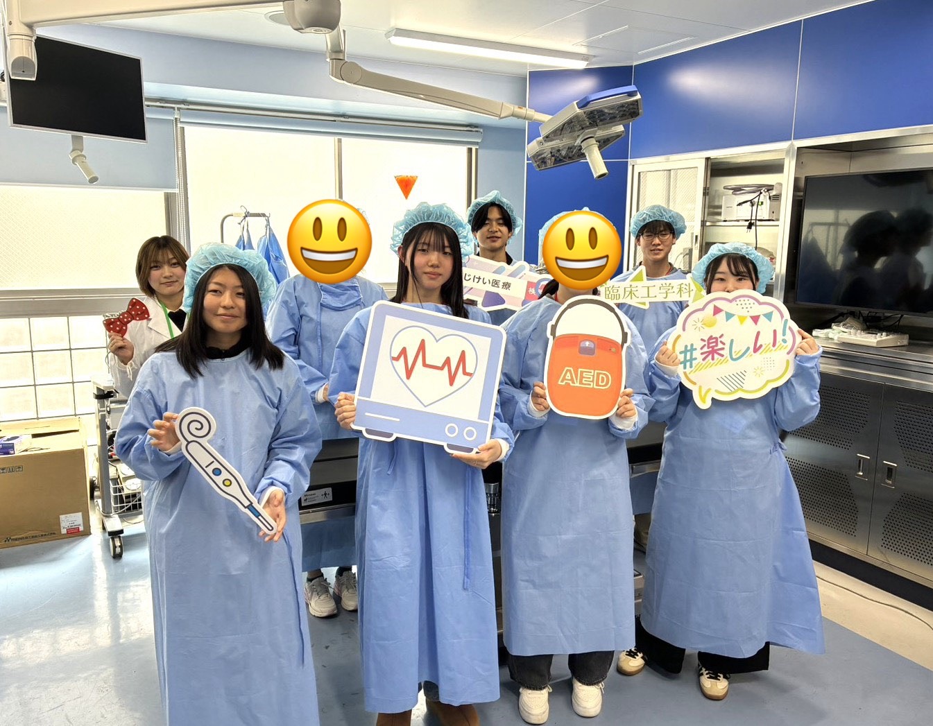 4月のオープンキャンパスレポート★人工呼吸器・ECMO・透析装置など多数の機器に挑戦！